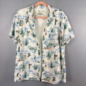California Cowboy x Huckberry High Water Shirt Men’s M Surf Motel *READ
